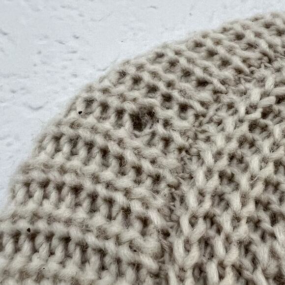 G STAR RAW Women's size L Weet Weave Knitted Ivory Chunky Sweater Wool Blend - Picture 10 of 10